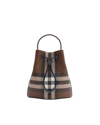 Small Check Bucket Bag