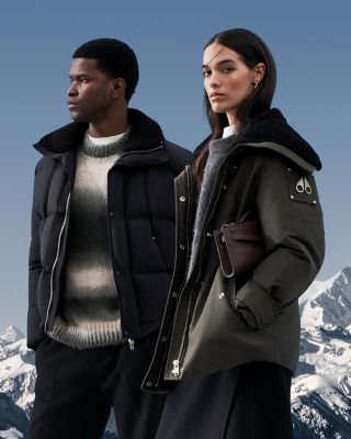 Aurora Shearling Trim Down Jacket