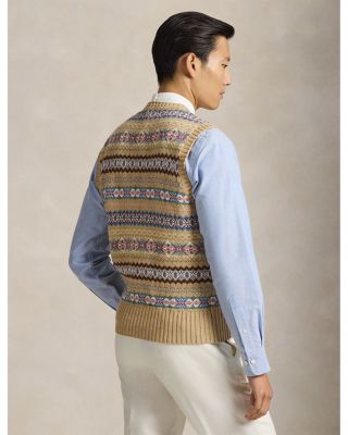 Fair Isle Cotton Wool Sweater Vest