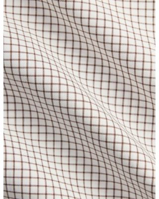 Classic Fit Plaid Stretch Poplin Shirt