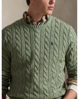 Cable Knit Cotton Sweater