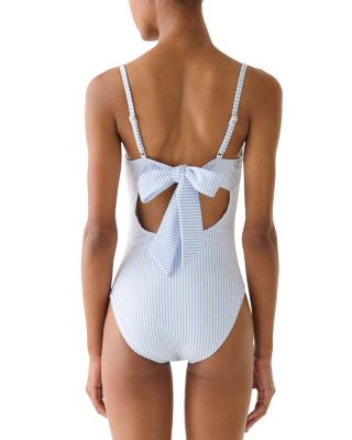 Bow Back One Piece Swimsuit