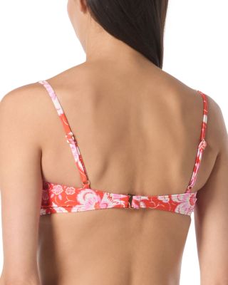 Ruched Bra Bikini Top & High Cut Bikini Bottom