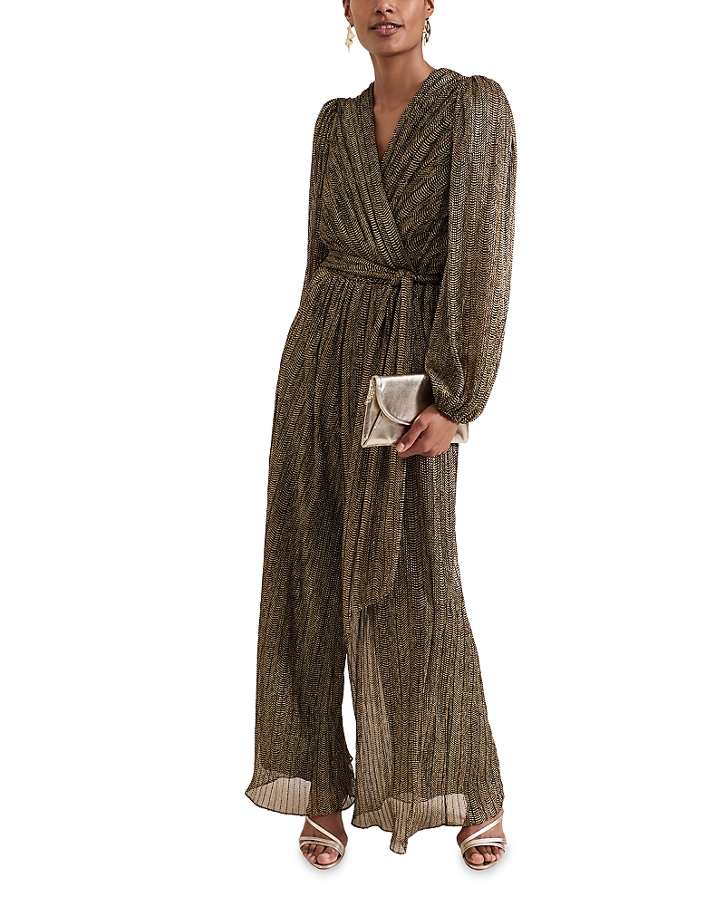 Phase Eight Alli Gold Jumpsuit