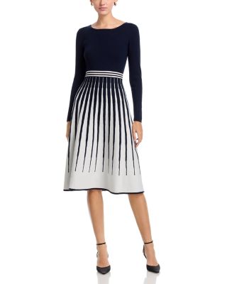 Long Sleeve Round Neck Sweater Dress