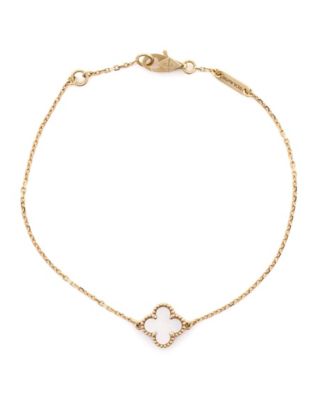  Sweet Alhambra Bracelet 18K Gold and Mother of Pearl