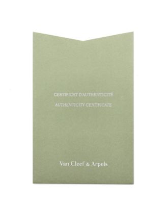  Vintage Alhambra 5 Motifs Bracelet 18K White Gold and Chalcedony