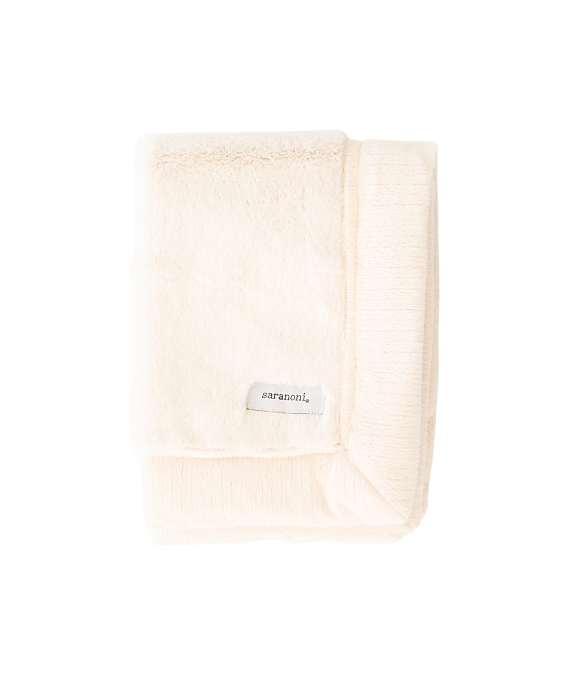 Saranoni Lush Mini Blanket In Brown