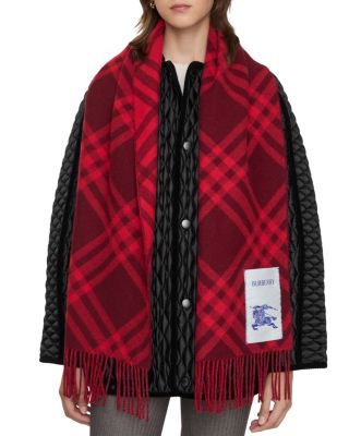 Check Cashmere Scarf