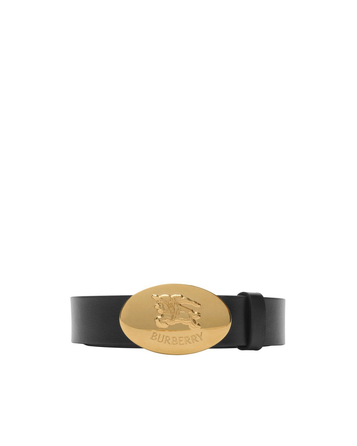 Reversible Leather Oval Knight Stamp Belt