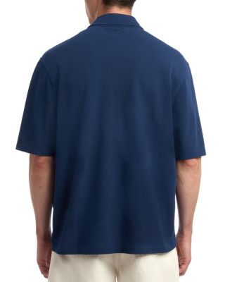 Short Sleeve Polo With AMI De Coeur Patch