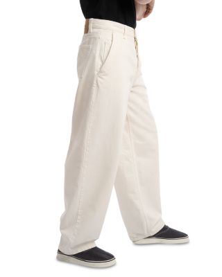 Large Fit Wide Jeans in Blanc Creme
