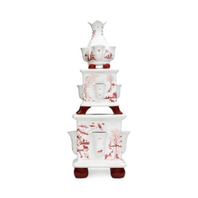 Country Estate Winter Frolic Tulipiere Tower