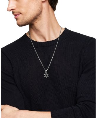 Deco Star of David Pendant, 24mm