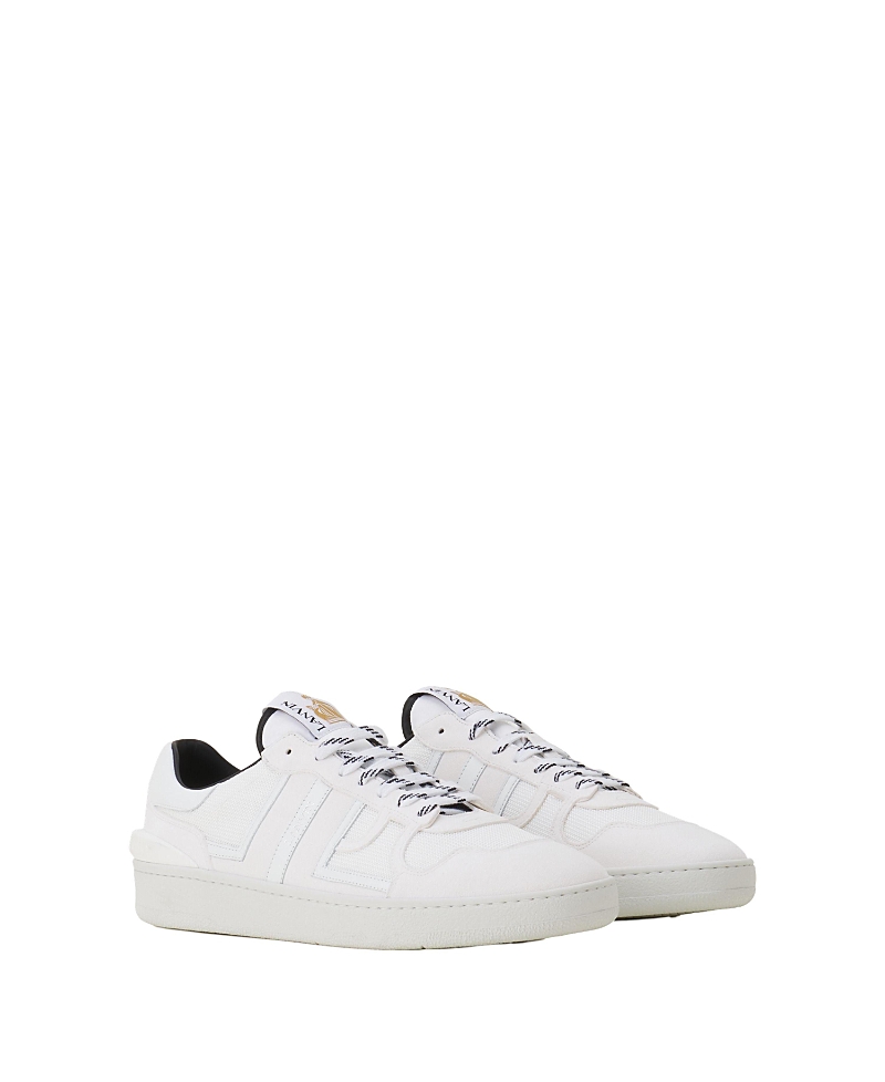 Lanvin Unisex Clay Mesh Sneakers In White