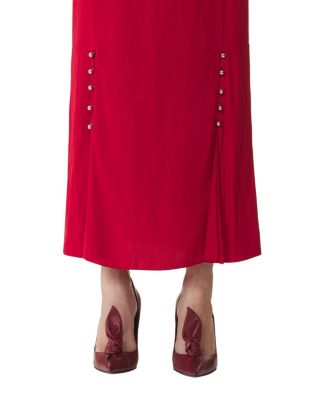 Midi Skirt in Charmeuse