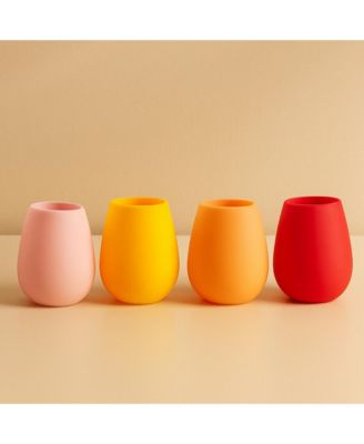 Fegg Silicone Unbreakable Glasses - Set of 4