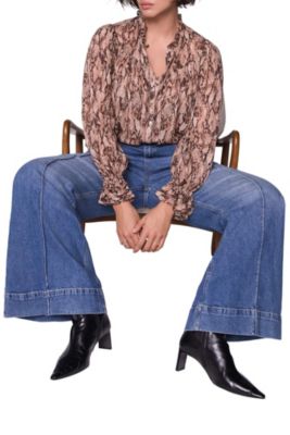 Women's Snake Print Blouse