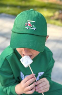 Boys Santa Golf Cart Baseball Hat - Baby