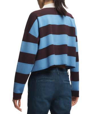 Samira Striped Knit Polo