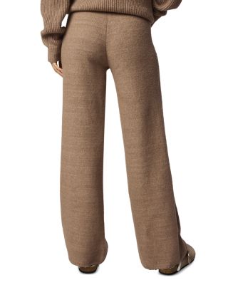 Stassi Satin Tie Sweater Pants