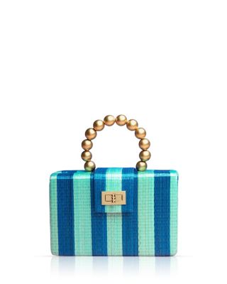  The Louisa Woven Straw Clutch Bag
