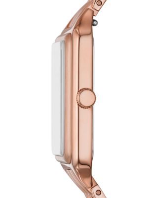 Raquel Three-Hand Date Rose Gold-Tone Stainless Steel Watch, 26mm x 40mm