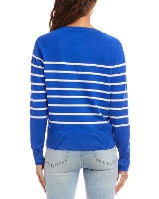 Henley Stripe Sweater