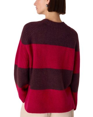 Wide Stripe Knit Sweater