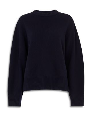 Side Stripe Detail Wool Knit Sweater
