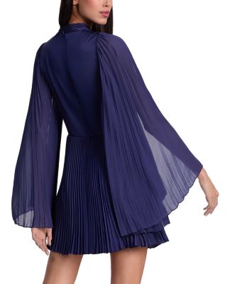 Aurelie Pleated Mini Dress