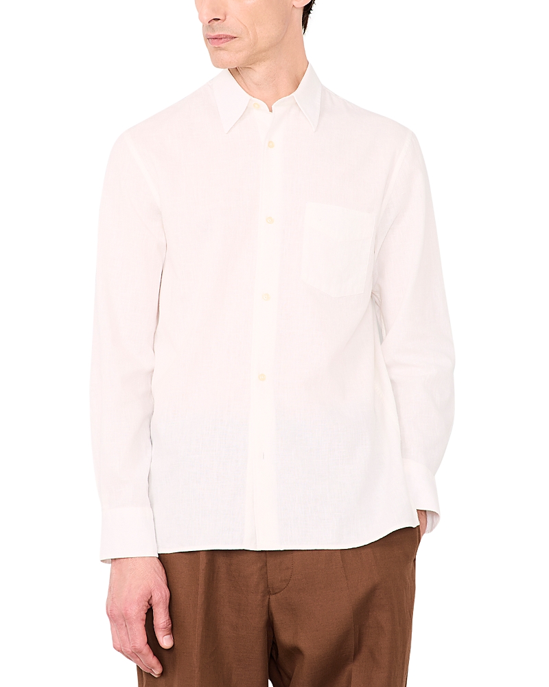 Officine Generale Guideo Slub Cotton Shirt