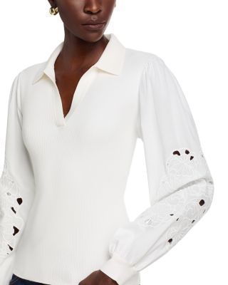 The Evelina Mixed Media Top