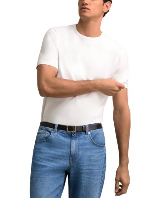 Plain Stretch Cotton Tee