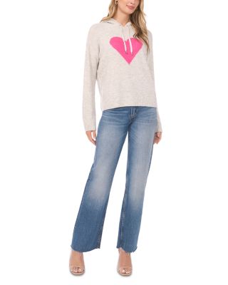 Heart Motif Hoodie