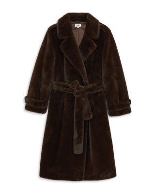 Petites Faux Fur Coat