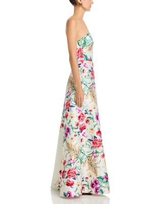 Mikado Strapless Full Gown