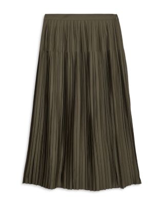 Pleated Midi Skirt