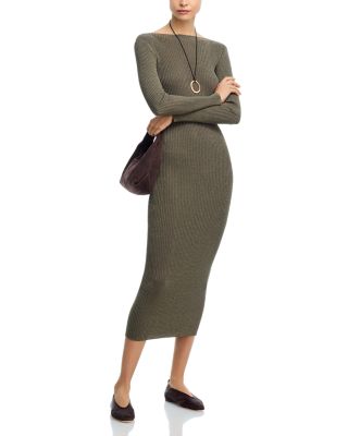 Blake Ribbed Long Sleeve Maxi Dress