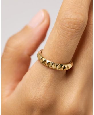 Solid Gold Medium Equinox Ring