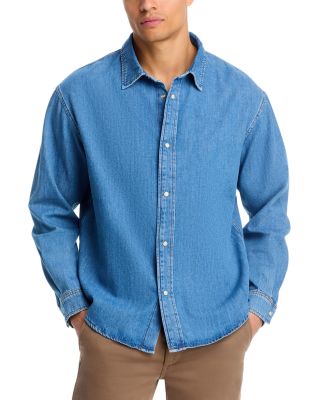 Classic Long Sleeve Denim Shirt