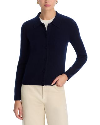 100% Cashmere Polo Cardigan Sweater - Exclusive