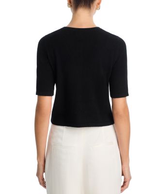 100% Cashmere Crewneck Shrug Sweater - Exclusive