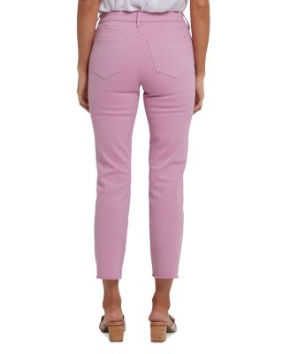 Sheri Frayed High Rise Ankle Skinny Jeans