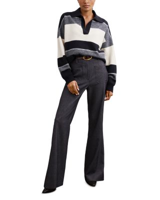 Stripe Long Sleeve Sweater 