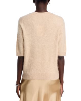 Brushed Cashmere Crewneck Sweater