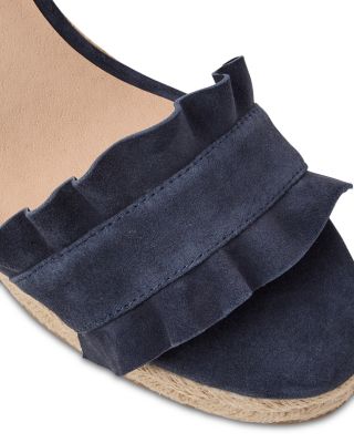 Women's Rozette Ruffle Wedge Sandals