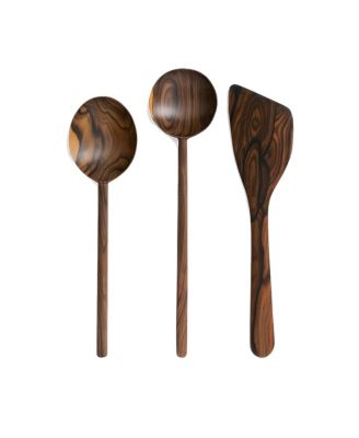  Handcarved Kitchen Utensils - Set of 3