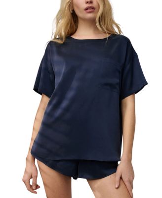 Silk Tee Short Set
