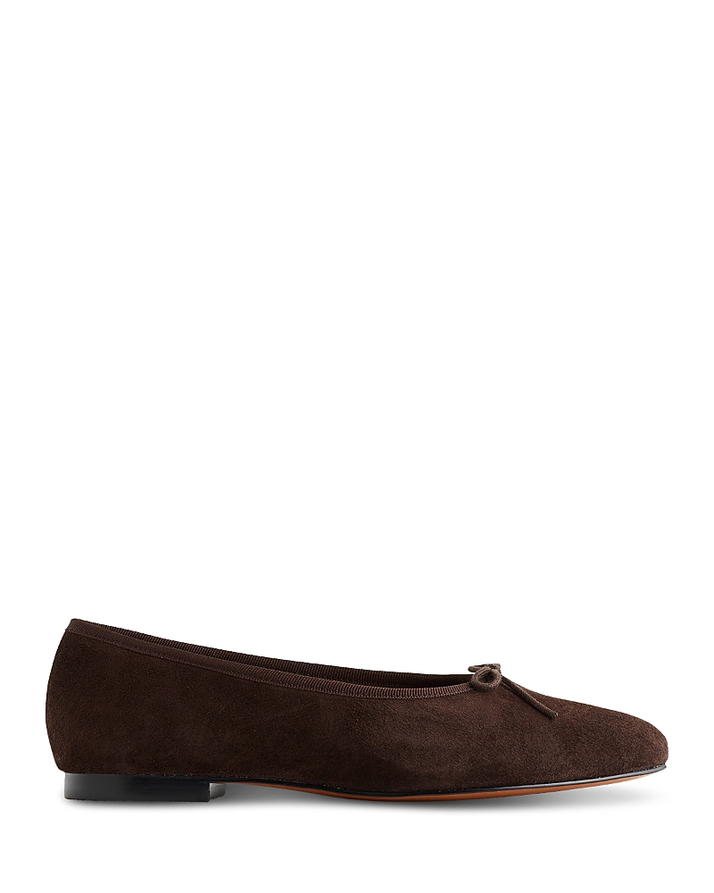 Madewell The April Ballet Flat In Dark Carob